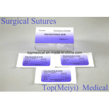 Polyglycolic Acid Surgical Suture with Needle